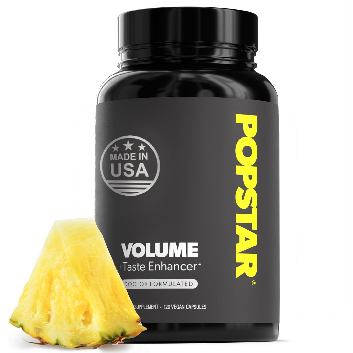 POPSTAR Labs Men’s Fertility & Semen Volume Support Supplement – Doctor Formulated Male Reproductive Health Formula, Vegan Non-GMO Capsules, Made in USA