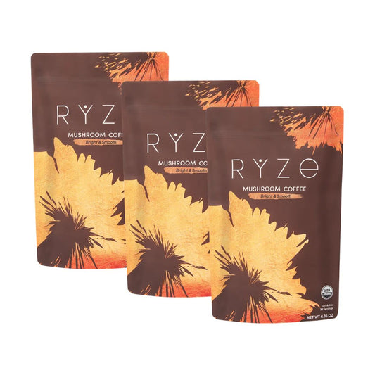 RYZE Mushroom Coffee (Pack of 3)