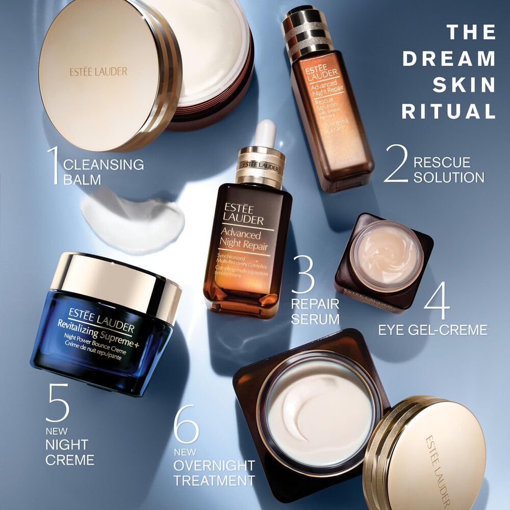 Estee Lauder Revitalizing Supreme+ Night Power Bounce Cream helps minimize appearance of pores and oiliness.